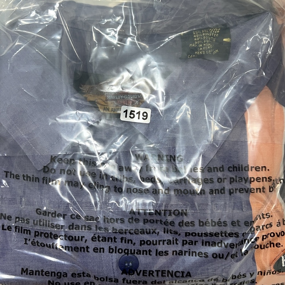 Harley Davidson Men’s Button Up Shirt Size Large - Picture 12 of 12